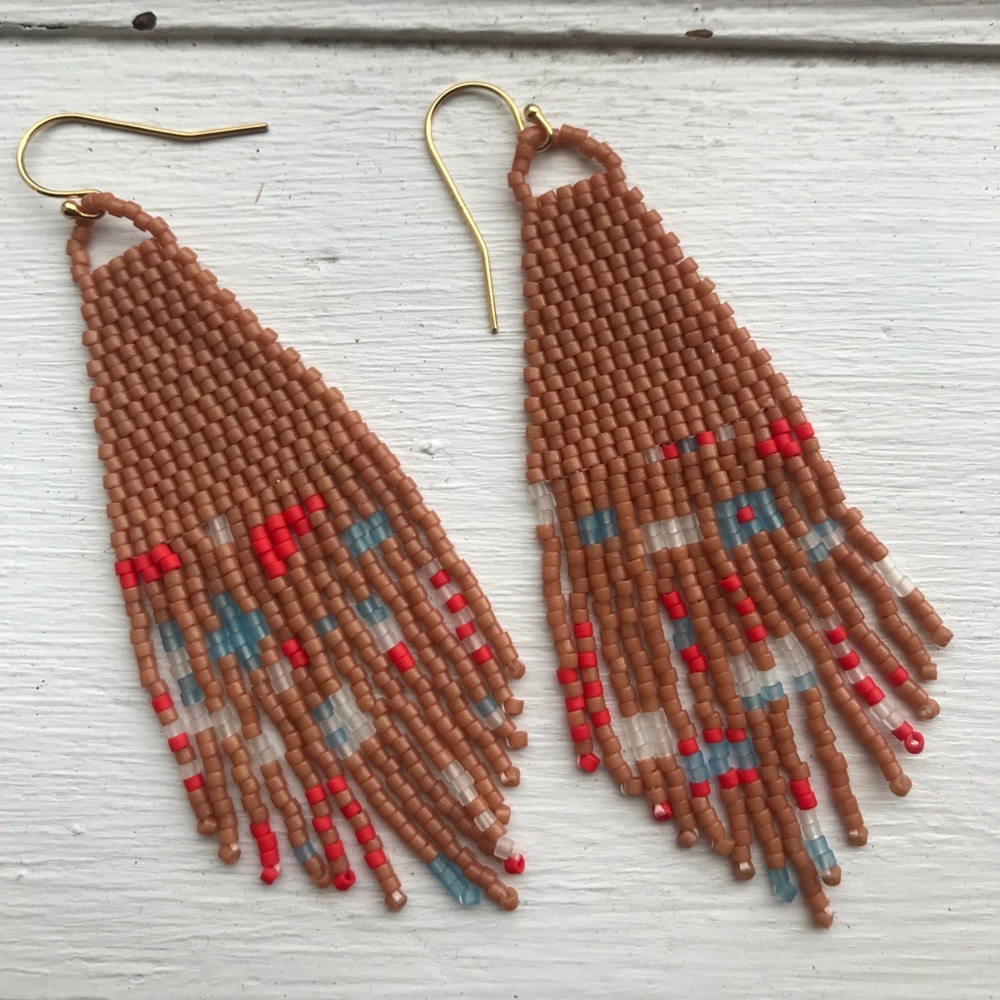 Seed Bead Earrings - NWOT